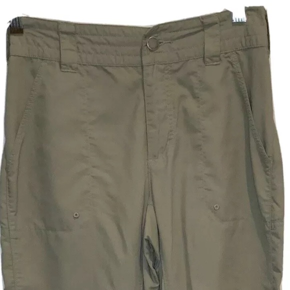Columbia Titanium Sportswear Women's Tan Size 14 Cropped Capri Pants - Picture 2 of 6